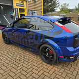 Mk2 & 2.5 Focus Rear 3 Door Union Jack Window Vinyl Decal