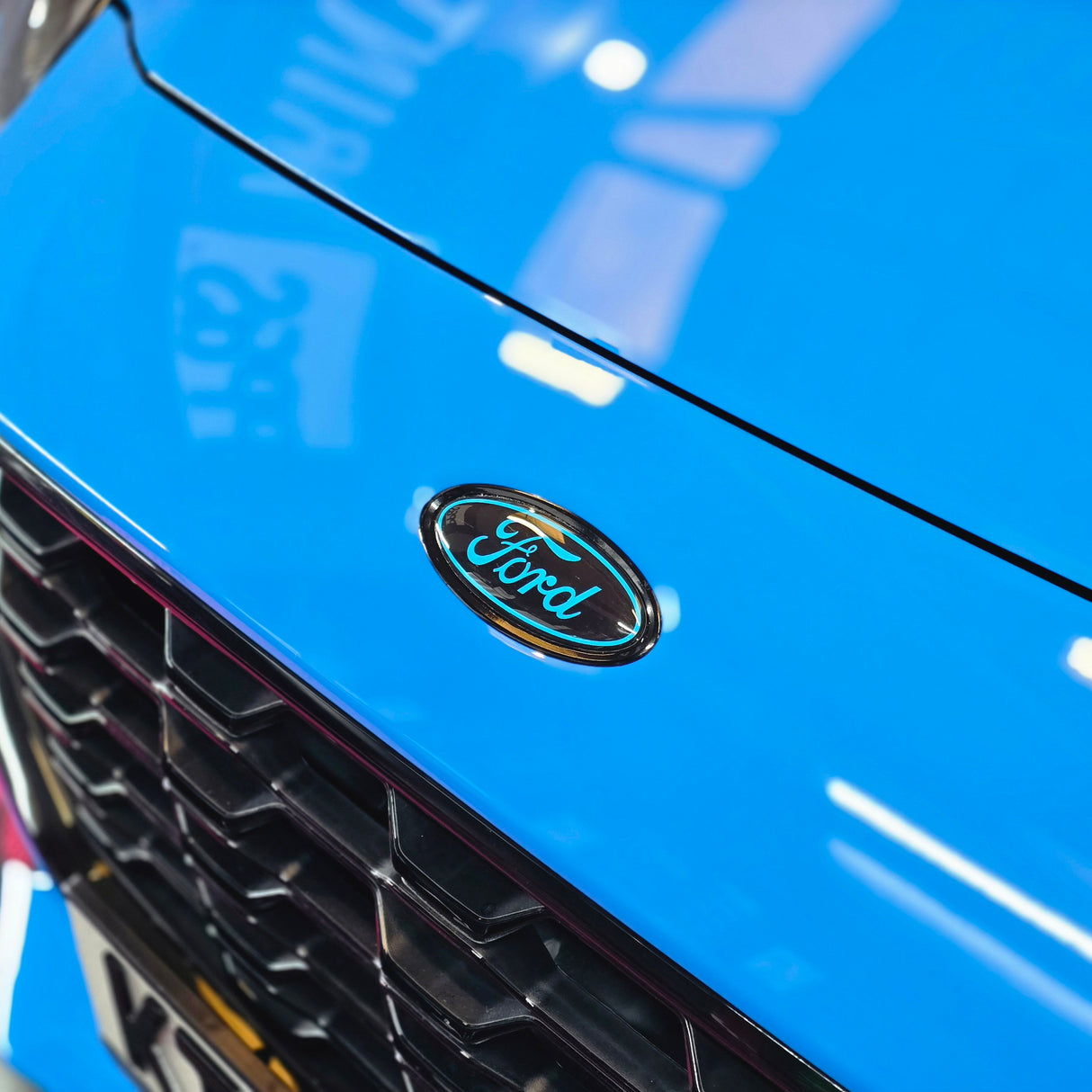 "Oval" Ford Gel Badge Overlays - Mk2 Puma