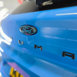 "Oval" Ford Gel Badge Overlays - Mk2 Puma