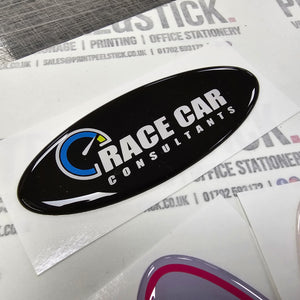 "Oval" Ford Gel Badge Overlays - Mk2 KA