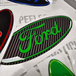 "Oval" Ford Gel Badge Overlays - Mk5 Mondeo (SALOON ONLY)