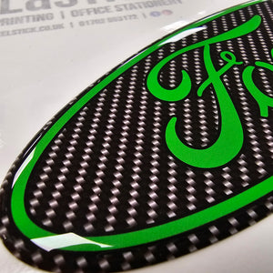 "Oval" Ford Gel Badge Overlays - Mk2 KA