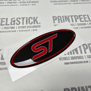 "Oval" Ford Gel Badge Overlays - Mk2 EcoSport