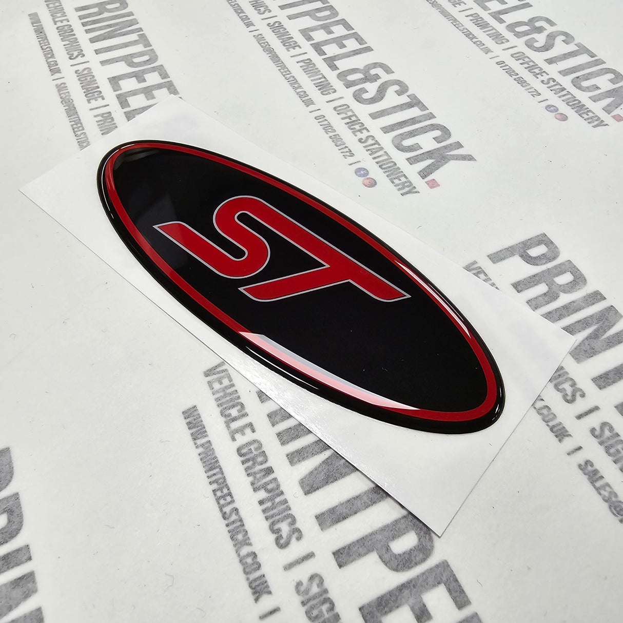 "Oval" Ford Gel Badge Overlays - Mk2.5 Focus (Facelift Only)