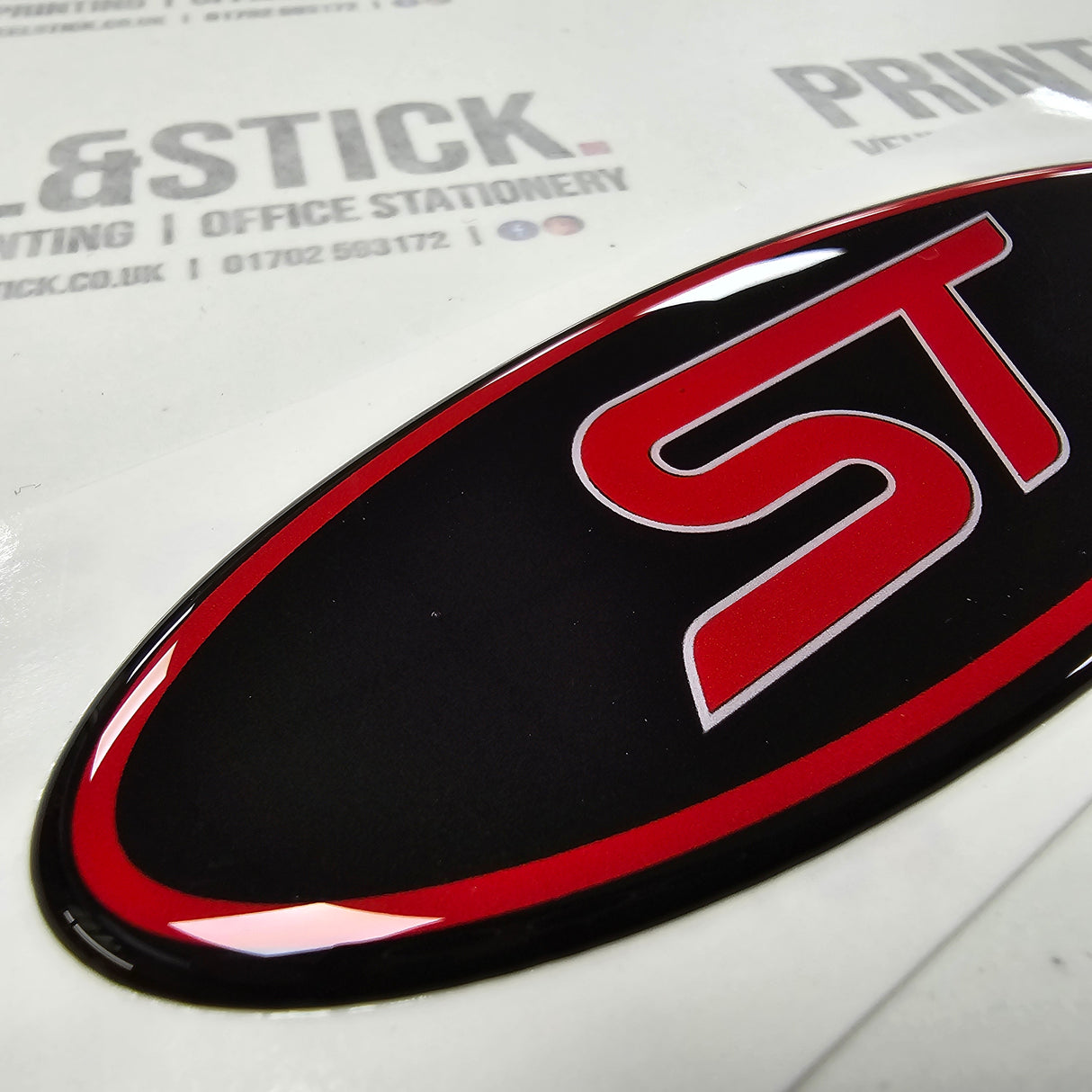 "Oval" Ford Gel Badge Overlays - Mk2.5 Kuga