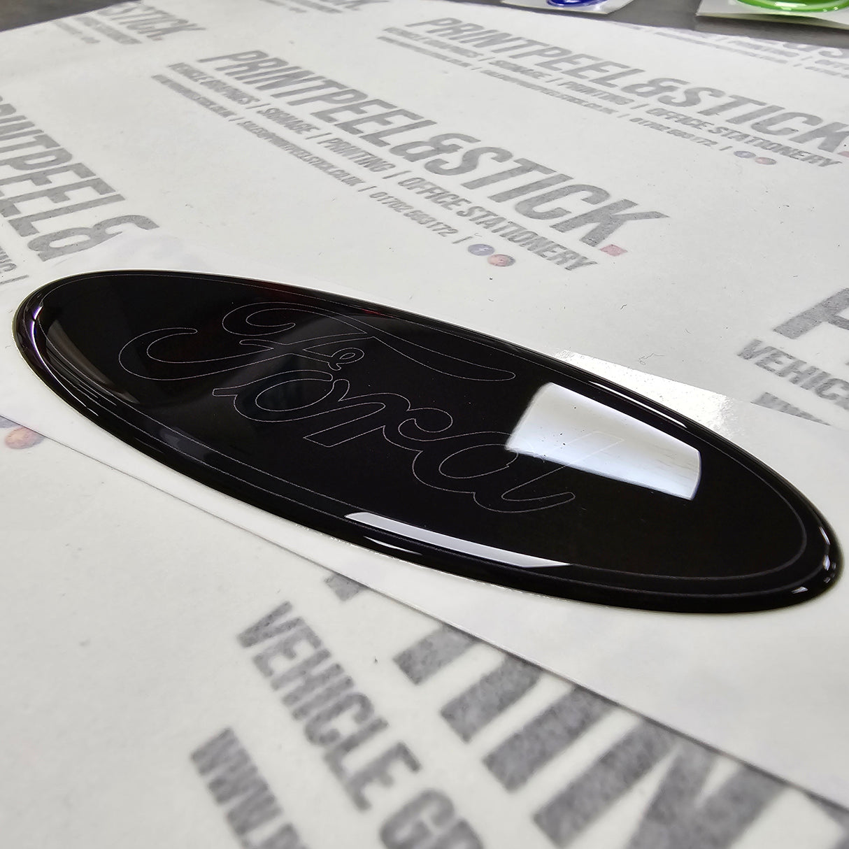 "Oval" Ford Gel Badge Overlays - Mk2 EcoSport