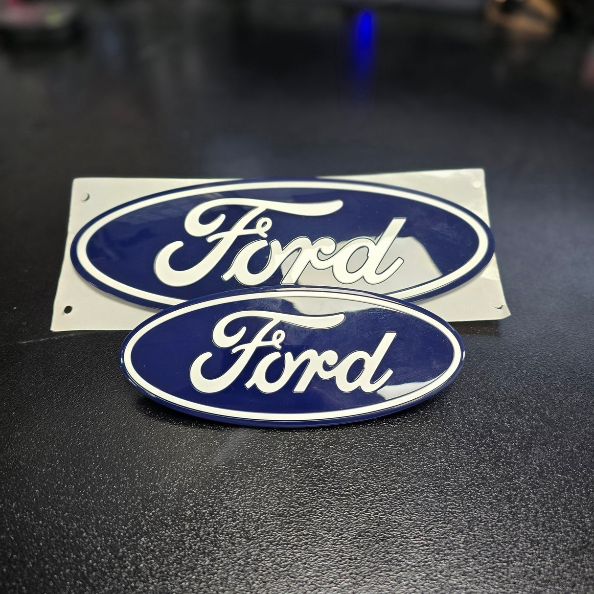 "Oval" Ford Gel Badge Overlays - New Explorer EV (2024 -)