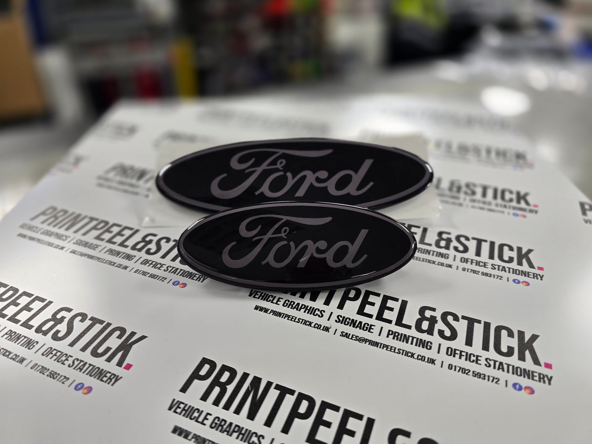 "Oval" Ford Gel Badge Overlays - New Capri EV (2024 -)