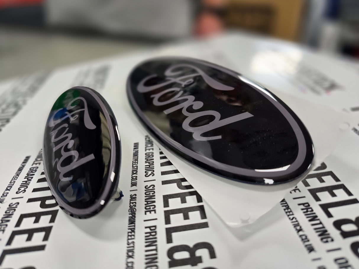 "Oval" Ford Gel Badge Overlays - New Capri EV (2024 -)