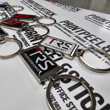 Vehicle Branded Rectangular Key Ring