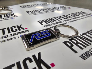 Vehicle Branded Rectangular Key Ring