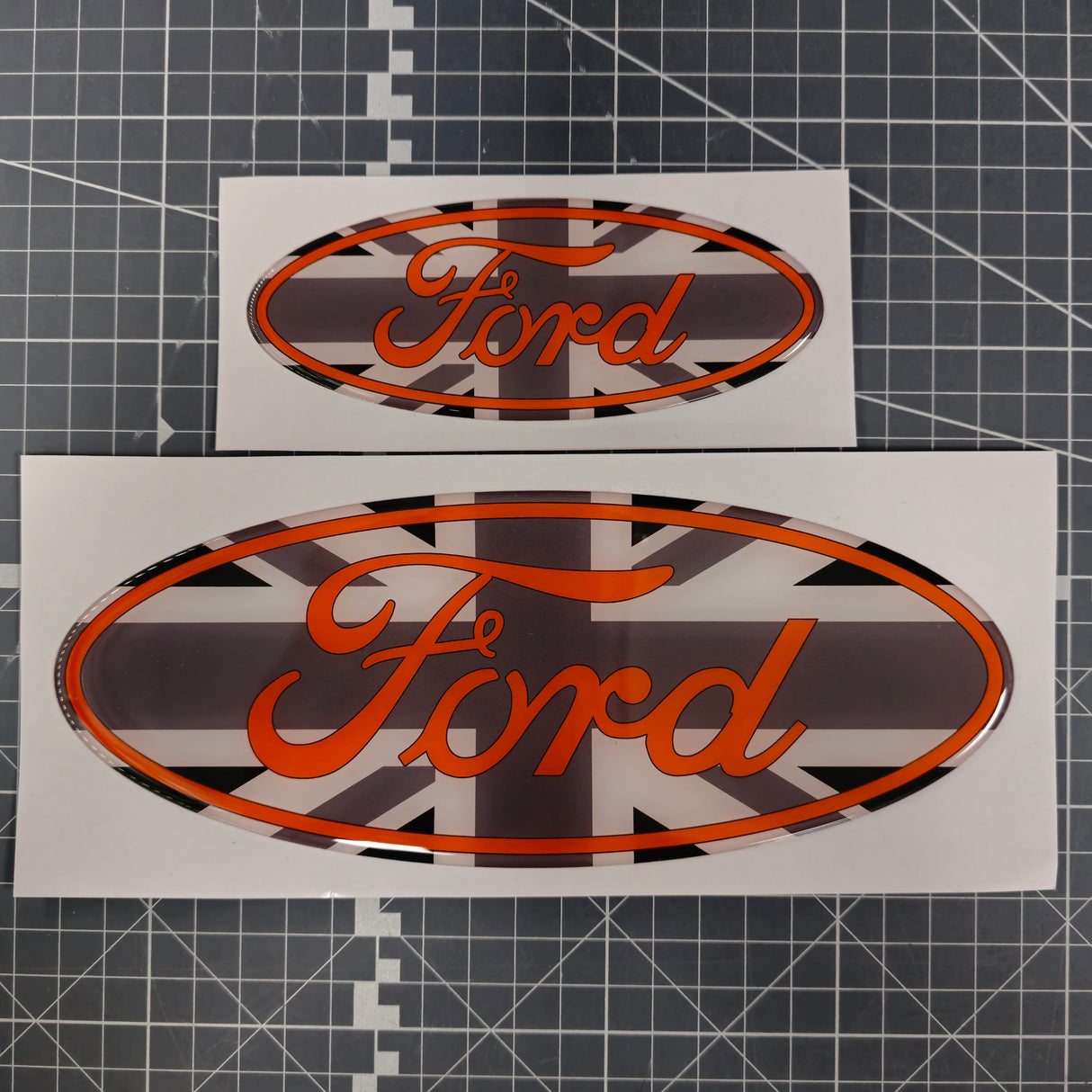 ***CLEARANCE - Miss Print*** Mk8 Ford Transit Custom Oval Gels (Front & Rear)