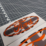 ***CLEARANCE - Miss Print*** Mk8 Ford Transit Custom Oval Gels (Front & Rear)