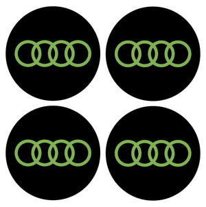 Wheel Centre Cap Gels (Set of 4) - Audi Rings