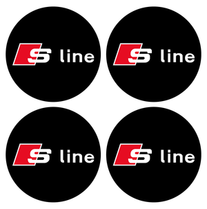 Wheel Centre Cap Gels (Set of 4) - Audi "S Line"