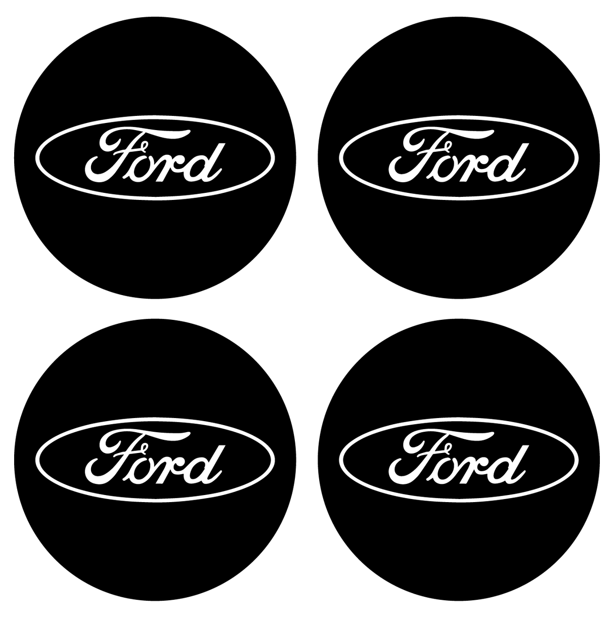 Wheel Centre Cap Gels (Set of 4) - Ford