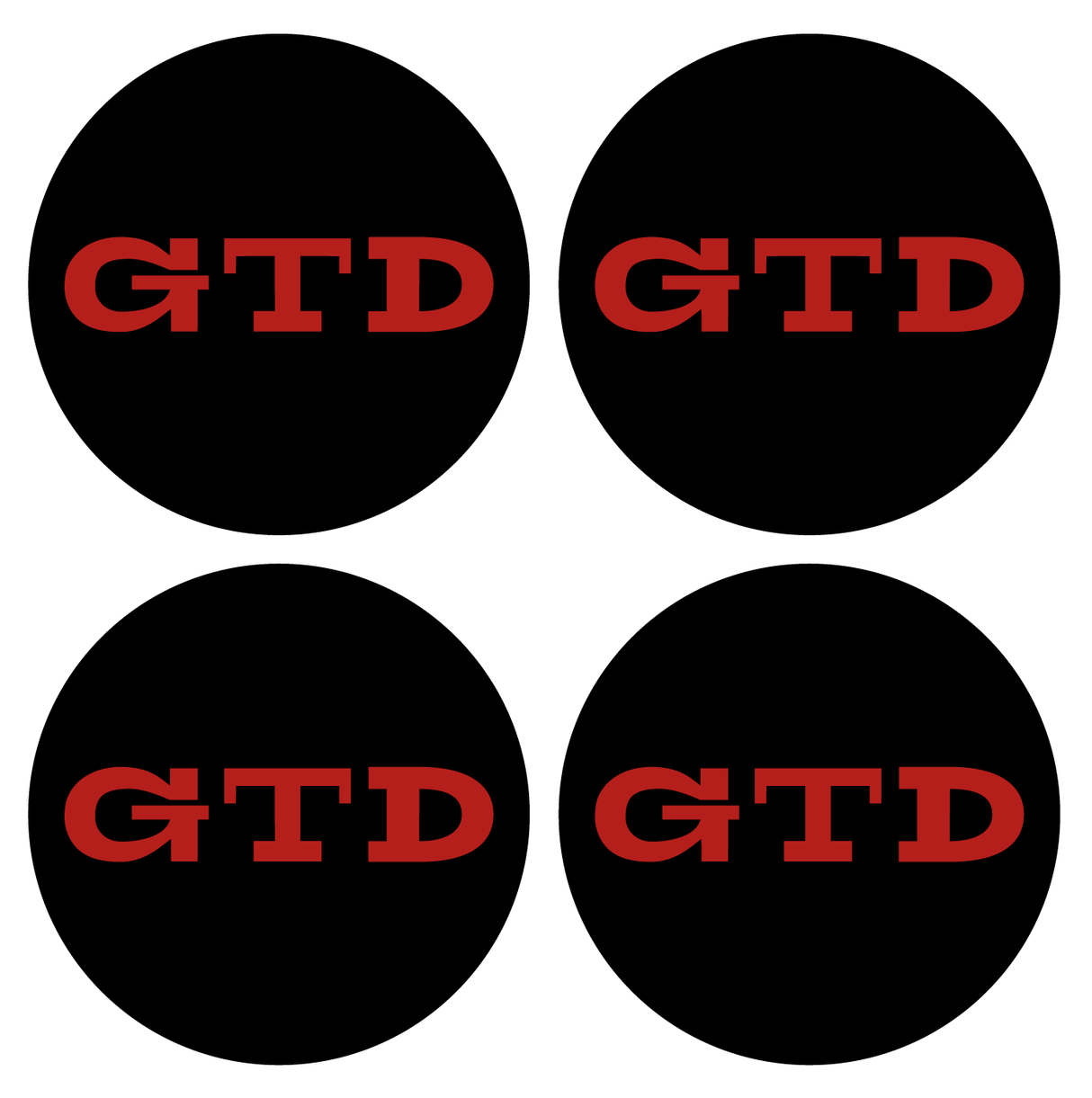 Wheel Centre Cap Gels (Set of 4) - GTD