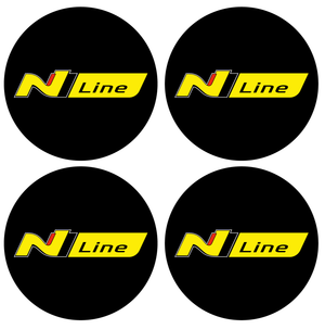 Wheel Centre Cap Gels (Set of 4) - Hyundai "N Line"