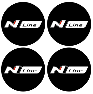 Wheel Centre Cap Gels (Set of 4) - Hyundai "N Line"