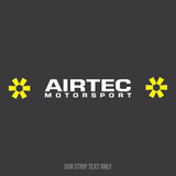 Airtec Motorsport Sun Strip Text