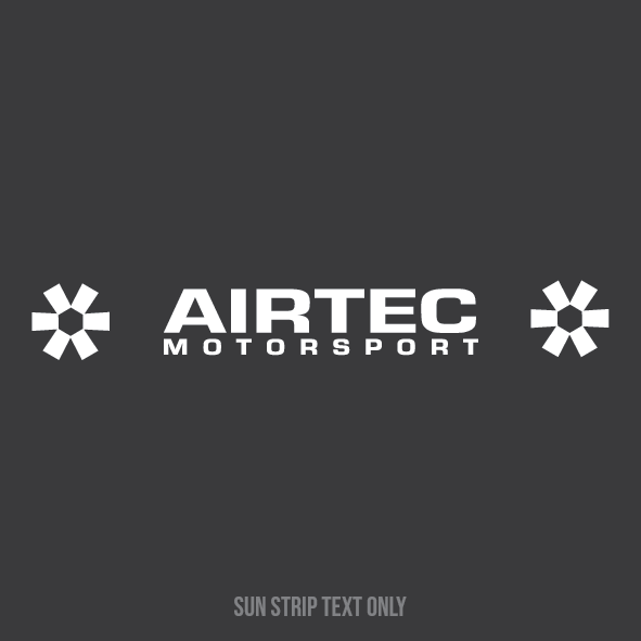 Airtec Motorsport Sun Strip Text