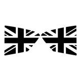 MK4 Focus Union Jack Rear Window Flag Decal Set (Pair)