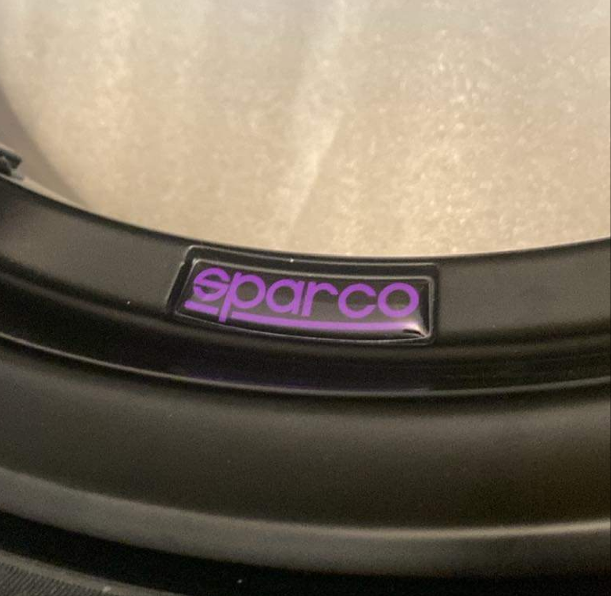 Sparco Alloy Wheel Curved Gel Badge (set of 4)