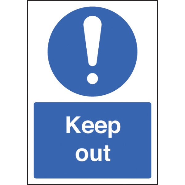 A4 Keep Out - Safety Sign – PrintPeel&Stick Ltd