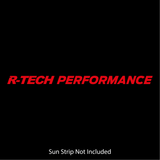 R-Tech Performance Sun Strip Text