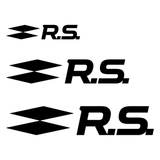 Renault "RS" logo decal