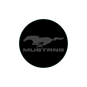 28mm Ignition Button Gel Badge - Mustang Logos