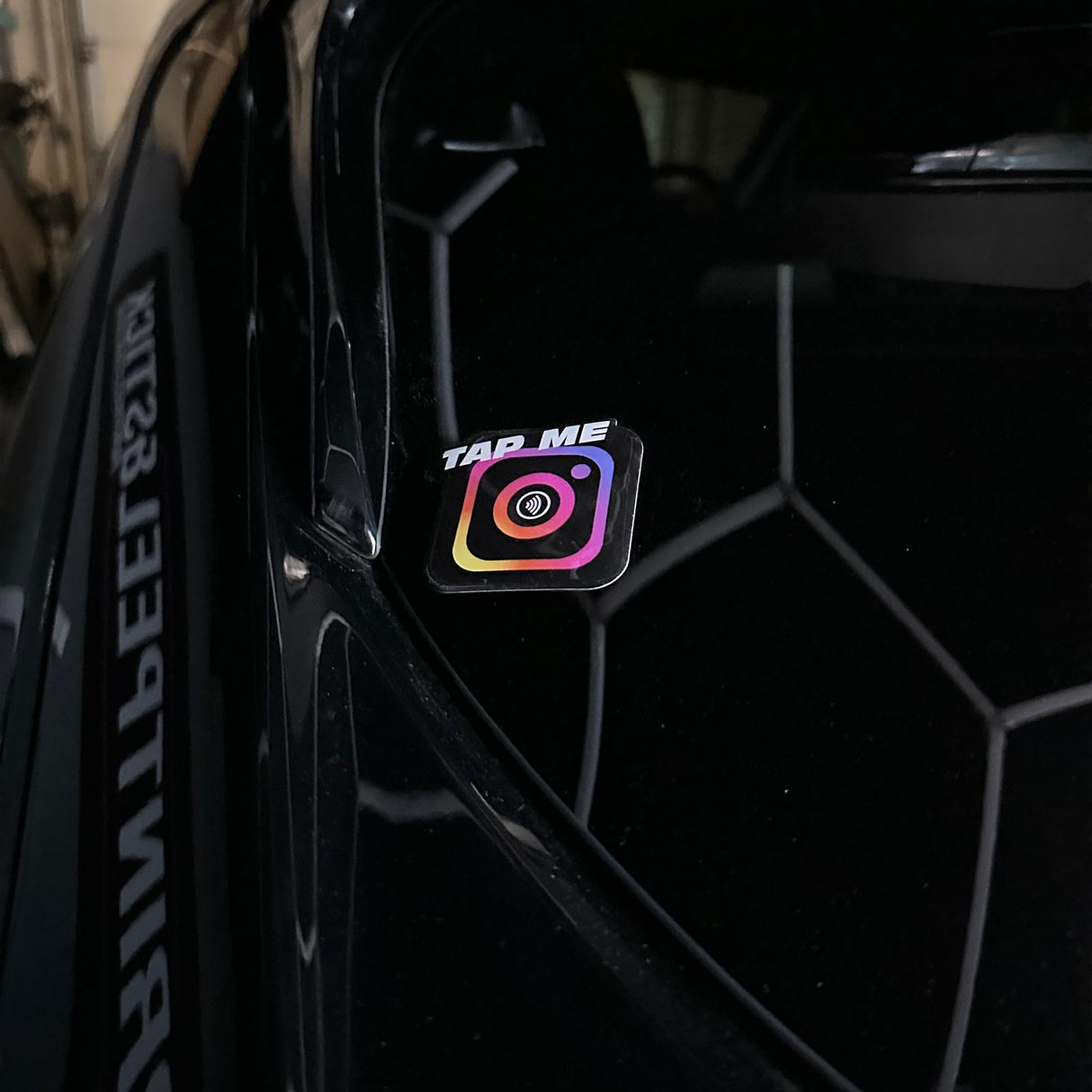 Social Media NFC "Tap Me" Gel Sticker