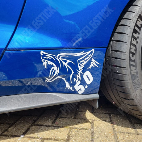 Coyote 5.0 Decal Sticker Set (Pair) Decals