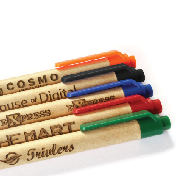 Engraved Paper Pens