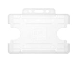 Clear Single-Sided BIOBADGE Open Faced ID Card Holders - Landscape (Pack of 100)