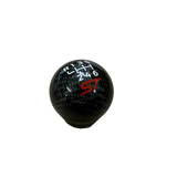 Genuine Carbon Fibre Gear Knob - ST Logo