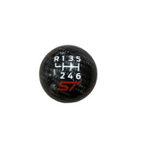 Genuine Carbon Fibre Gear Knob - ST Logo