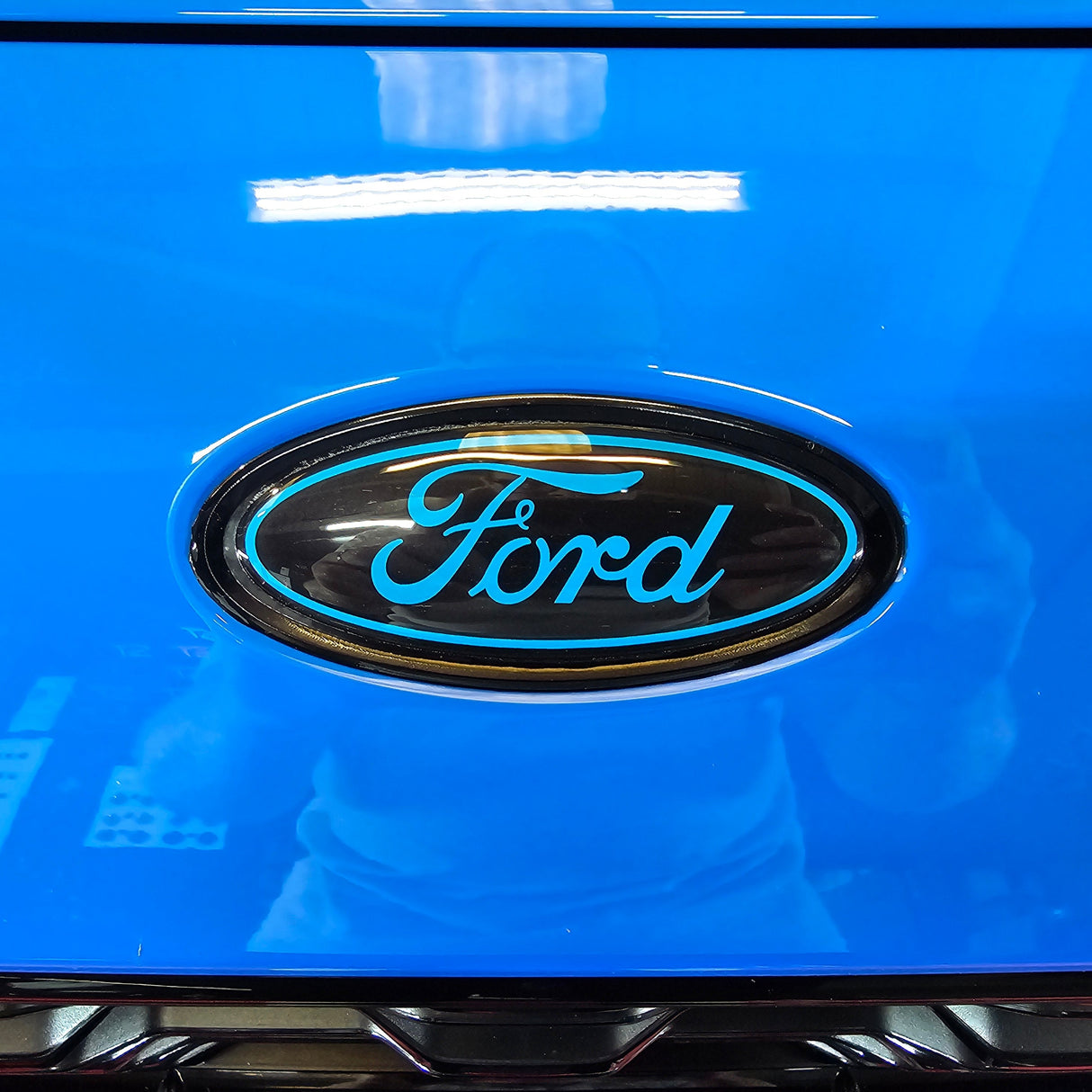 Ford Badge Vinyl Wrap Covers (Pair)