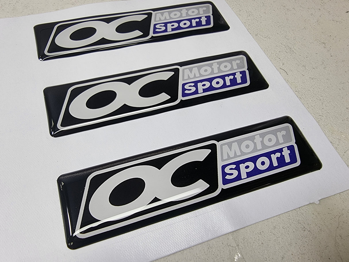 OC Motorsport Boot Lid Gel Badge