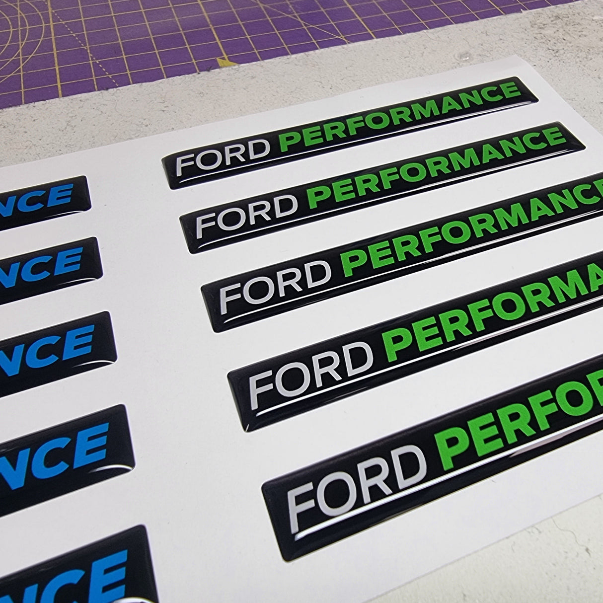 Ford Performance Gel Badge