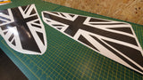 Mk7 / 7.5 Fiesta Union Jack Window Vinyl Decal Set