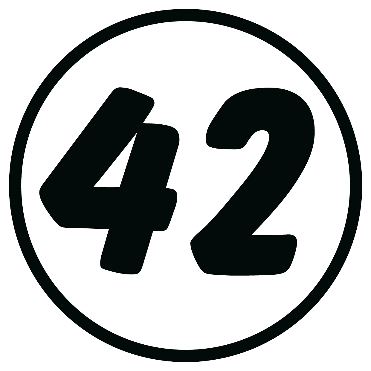 42 Sticker – PrintPeel&Stick Ltd
