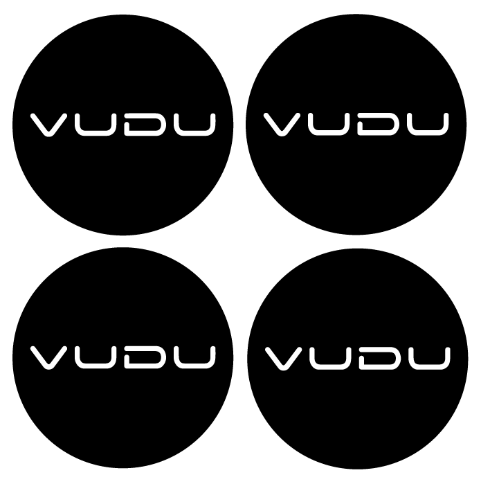 Wheel Centre Cap Gels (Set of 4) - VUDU Text