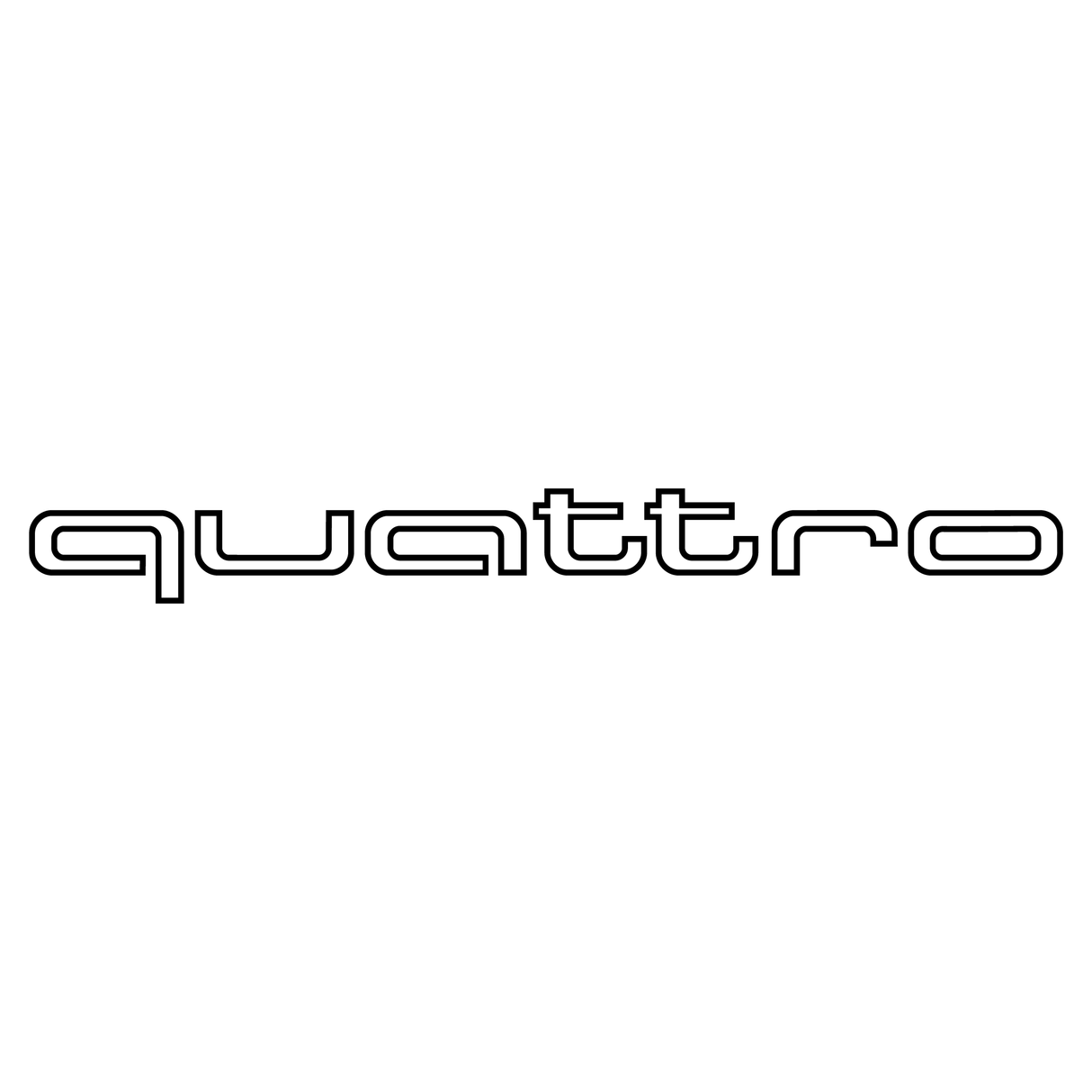 Quattro Decal Stickers