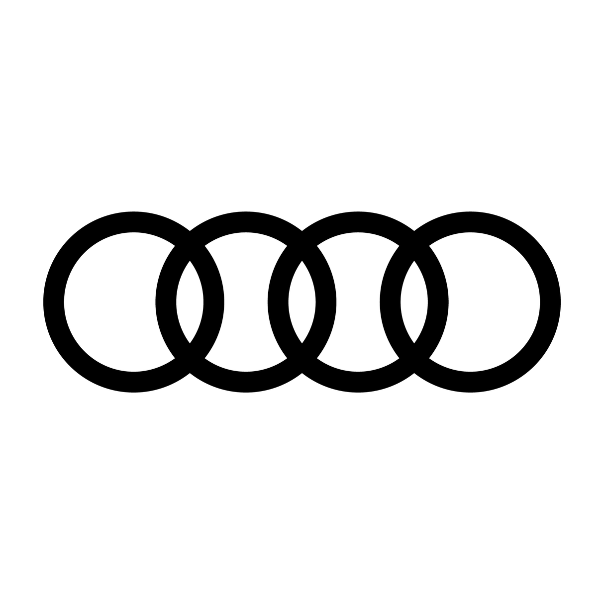 AUDI Rings Decal Stickers (Singles)