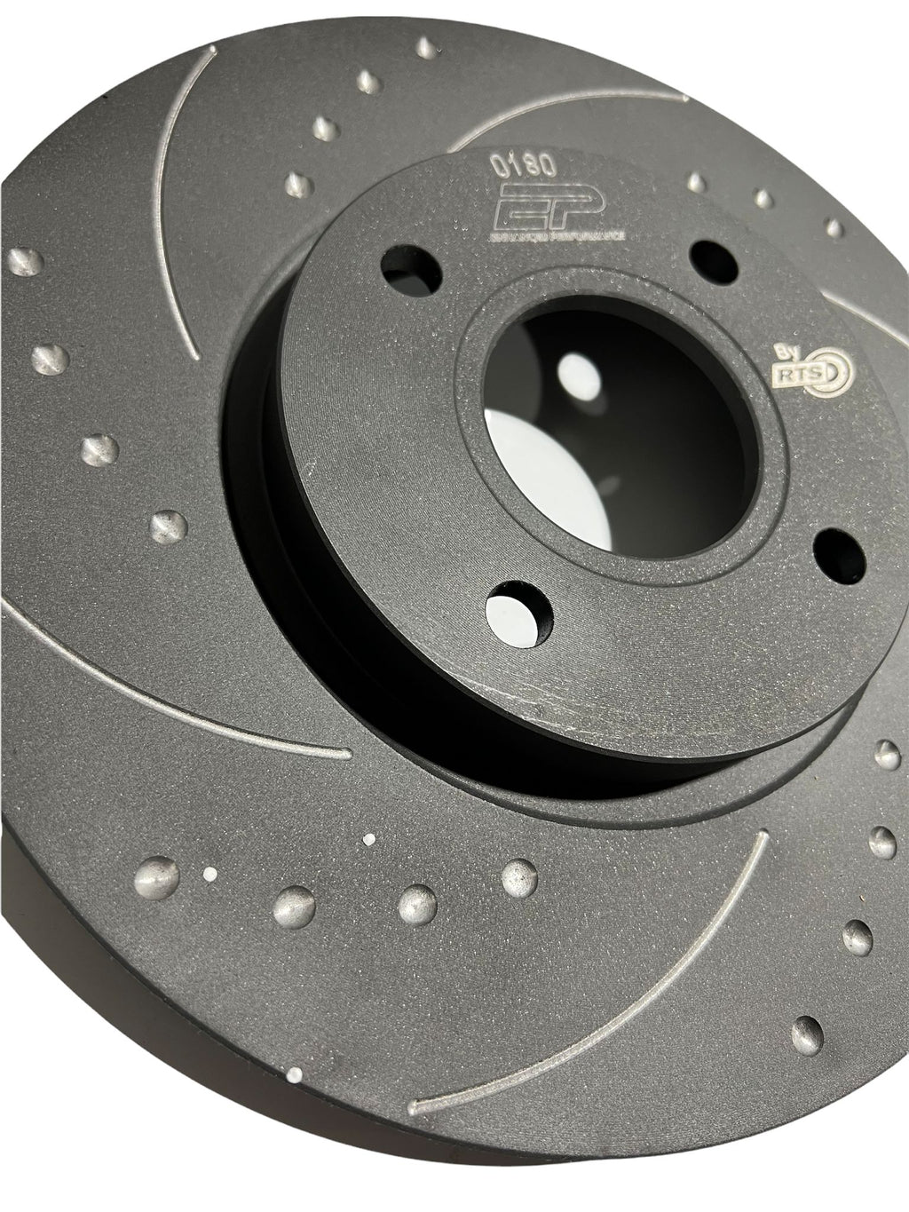 Enhanced Performance (By RTS) Brake Disc Upgrade - MK8 Fiesta ST - Drilled & Grooved