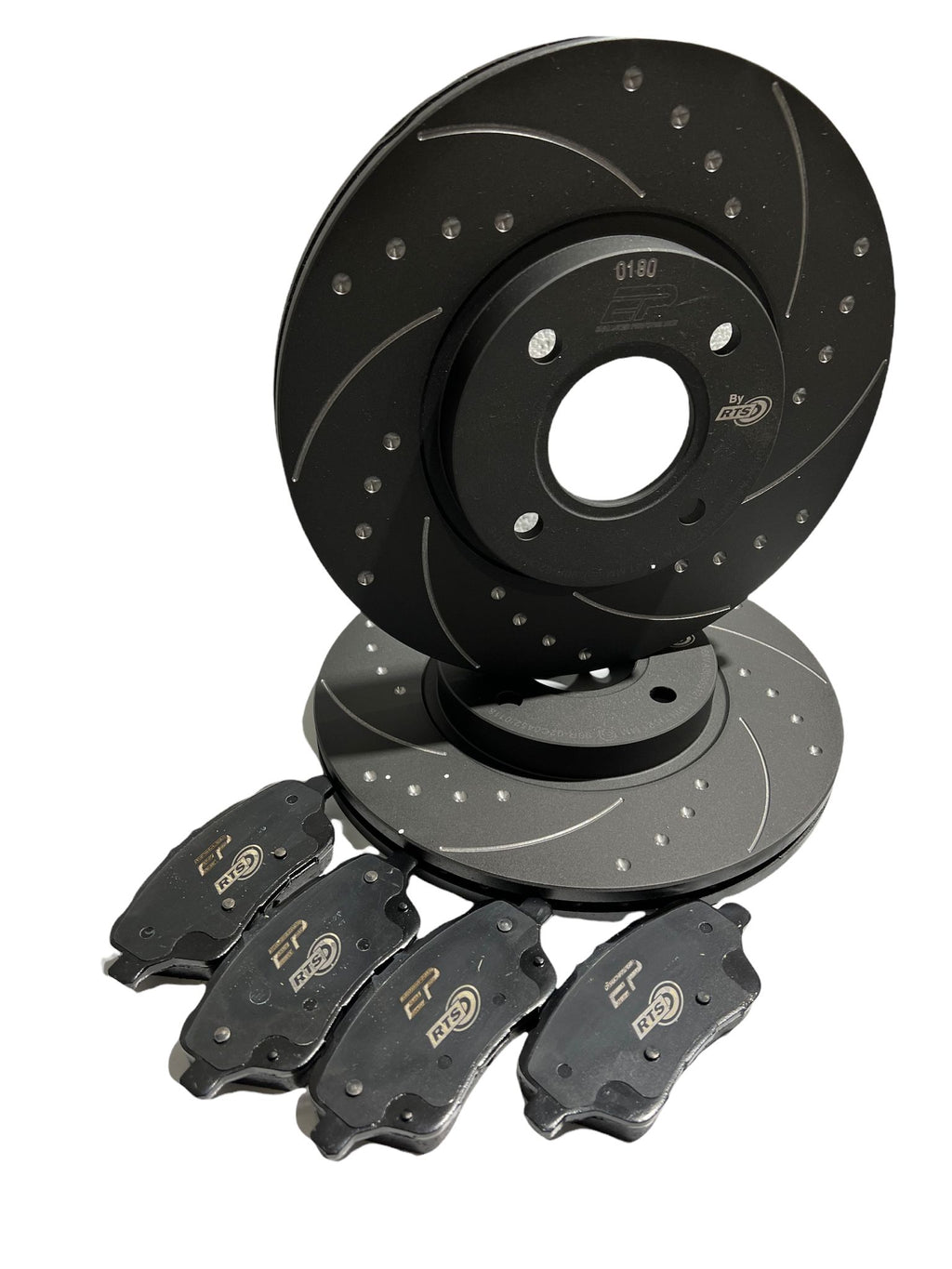 Enhanced Performance (By RTS) Brake Disc Upgrade - MK8 Fiesta ST - Drilled & Grooved