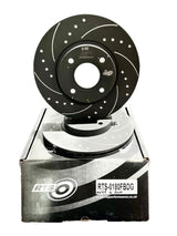 Enhanced Performance (By RTS) Brake Disc Upgrade - MK8 Fiesta ST - Drilled & Grooved