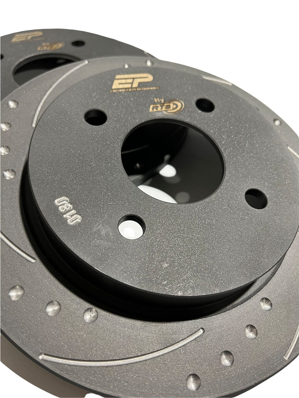 Enhanced Performance (By RTS) Brake Disc Upgrade - MK8 Fiesta ST - Drilled & Grooved