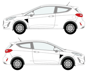 Fiesta Mk8 Wing Gels (Pair)